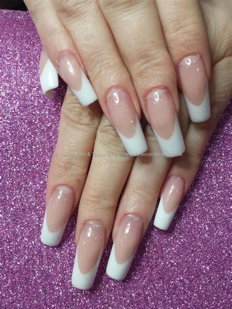 Eye Candy Nails And Training Pink And White Acrylic French Overlays By