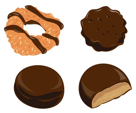 Girl Scout Cookies Chocolate 13787375 PNG