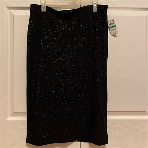 Alfani Skirts Gold Speckled Skirt Poshmark