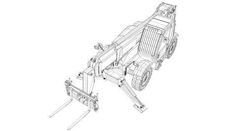 3D JCB Telehandler - TurboSquid 2203984