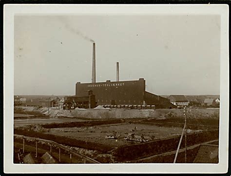 Hedehusene Hedehus Teglværk før 1931 med jernbanespor og tipvogne