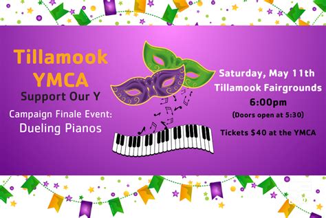 2024 Tillamook YMCA Dueling Pianos | May 11 2024