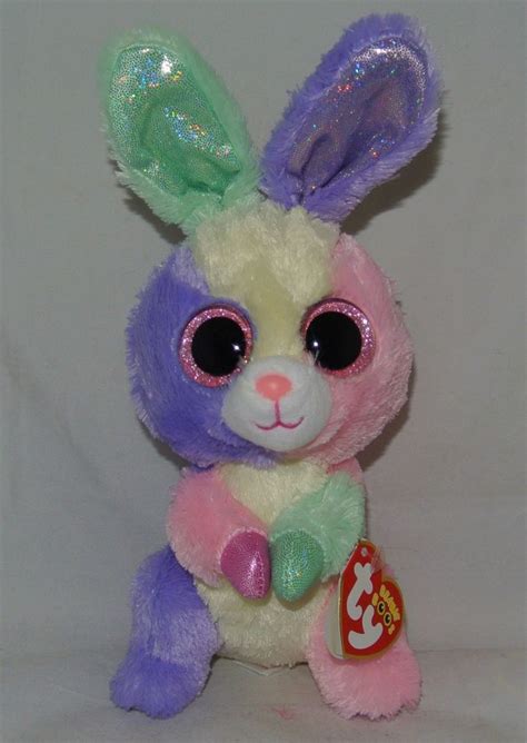 New 2015 Ty Beanie Boos Easter Bunny Rabbit Bloom 6 Size In Hand