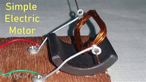 Electric Motor How To Make A Simple Dc Electric Motor Youtube