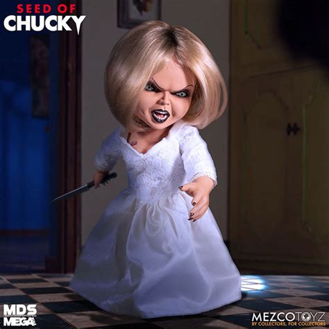 Mezco Unveils Mega Scale 'Seed of Chucky' Talking Tiffany Doll | All ...