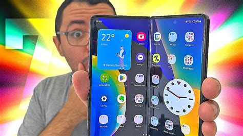 Dias O Galaxy Z Fold O Que Achei Do Celular Que Dobra Youtube