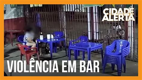 Criminosos Invadem Bar Em Busca De Pm E Agridem Clientes Youtube