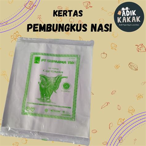 Jual Kertas Nasi Kfc Kertas Pembungkus Nasi Kertas Burger Kertas