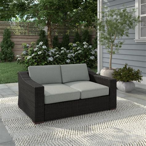 Glenwillow Home Portland Rattan Loveseat - Walmart.com