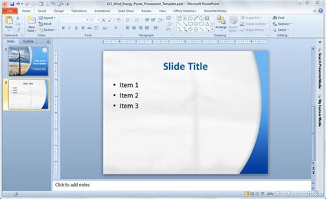 Wind Energy PowerPoint Template