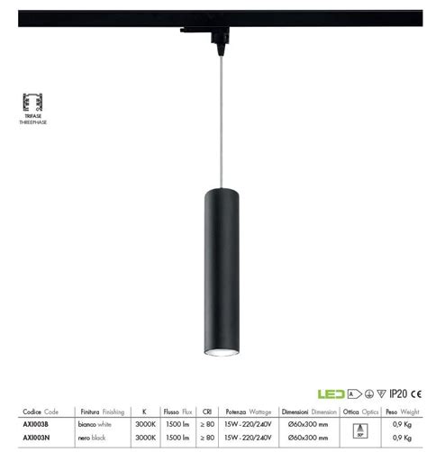 Led Aluminium Track Light Axiom By Rossini Illuminazione