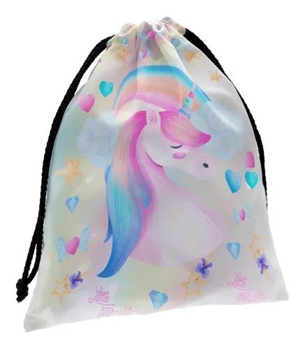 Bolsas De Unicornio Para Dulces Morralitos De Tela Pz Mercadolibre