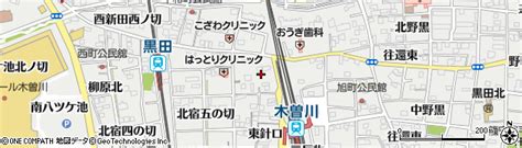 愛知県一宮市木曽川町黒田往還南の地図 住所一覧検索｜地図マピオン