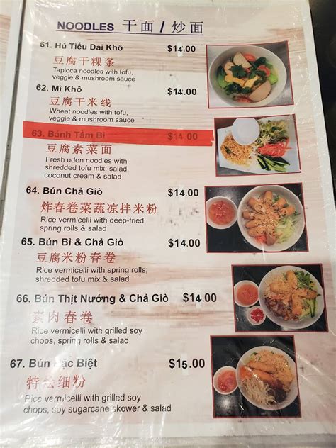 Menu At Simple Asian Vegetarian Cuisine Restaurant Canley Heights