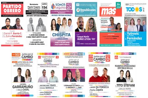 Elecciones Paso Esta Son Las Boletas De Los Candidatos Cronicas Fueguinas