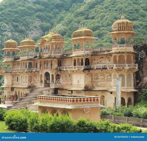 Galtaji Temple ,Jaipur.India. Stock Photos - Image: 26705423