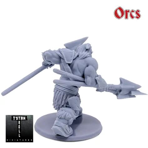 Orc Spearman 2 ORCS 3D Print Resin Simtasia