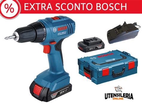 Trapano Avvitatore A Batteria Litio Bosch Gsr Li V A