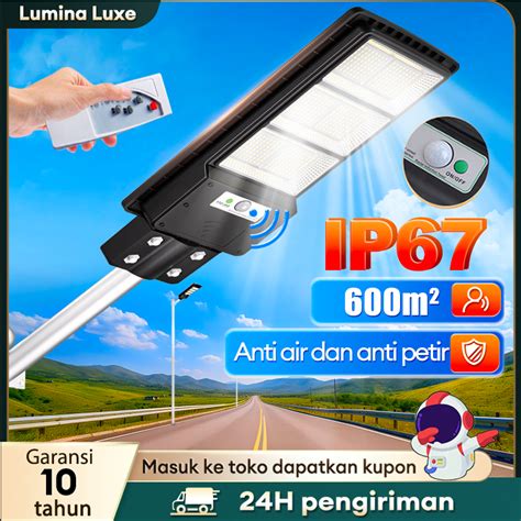 Jual Lampu Tenaga Surya Jalan Tenaga Matahari Induksi Tubuh Manusia