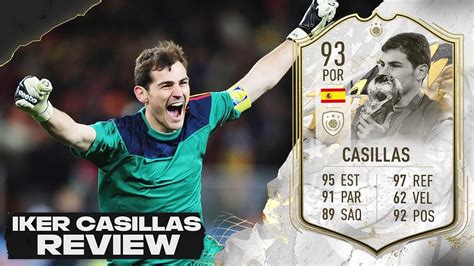 ¡san Iker En Sbc 👑 ¿vale La Pena 93 Iker Casillas Fifa 22 Icono