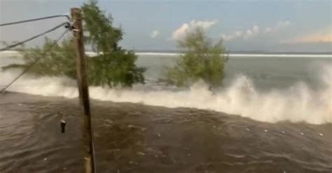 Massive Underwater Volcano Triggers Tsunami Causing Damage In Tonga