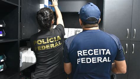 PF faz operação contra organização criminosa que importava produtos