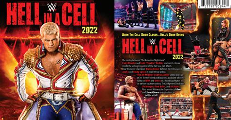 WWE HELL IN A CELL 2022 DVD Cover Artwork Feat Cody Rhodes Last Day