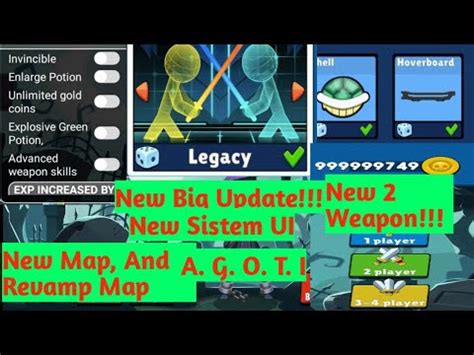 Supreme Duelist Stickman Mod Menu V New Weapon New Map And