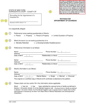 Fillable Online Nycourts For Help In Completing This Form Click On The