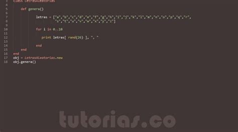 Poo Ruby Generar Letras Aleatorias Tutorias Co