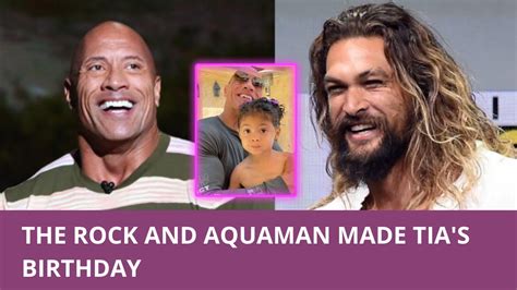 Dwayne Johnson S Daughter Gets An Aquaman Surprise On Her Birthday Youtube