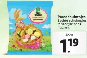 Paasschuimpjes Zachte Schuimpjes Aanbieding Bij Lidl