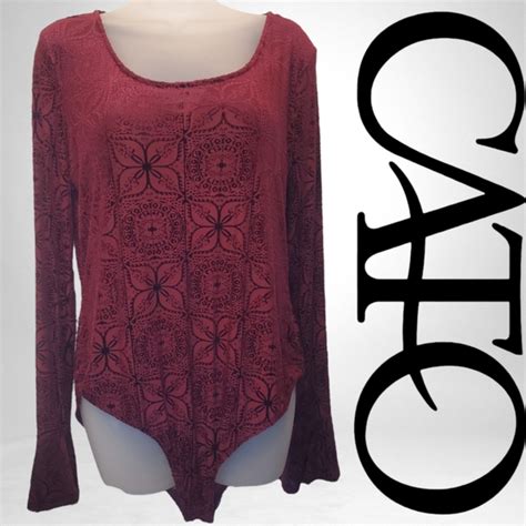 Cato Tops Cato Womens Bodysuit Xl Poshmark