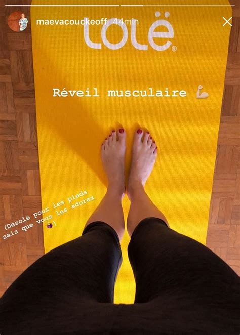 Maëva Coucke s Feet I piedi di Maëva Coucke Celebrities Feet 2024