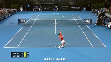 Novak Djokovic Vs Daniil Medvedev Highlights Adelaide International 1 Semi Final Youtube