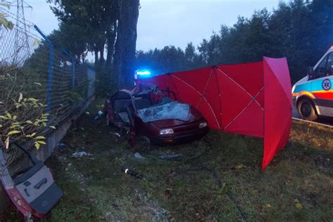 Tragiczny wypadek pod Koninem Nie żyje mężczyzna