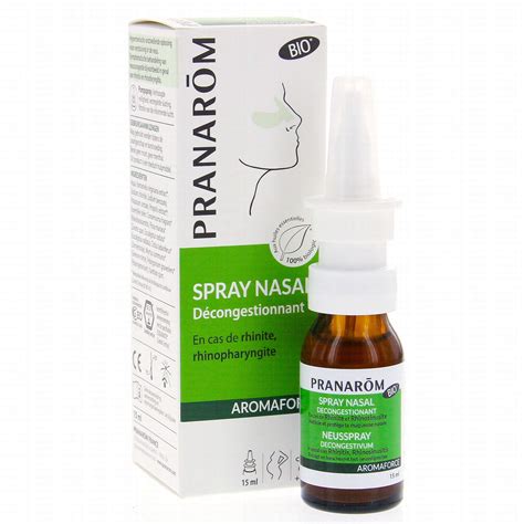 PRANAROM Aromaforce Spray Nasal Bio 15ml Pharmacie Prado Mermoz