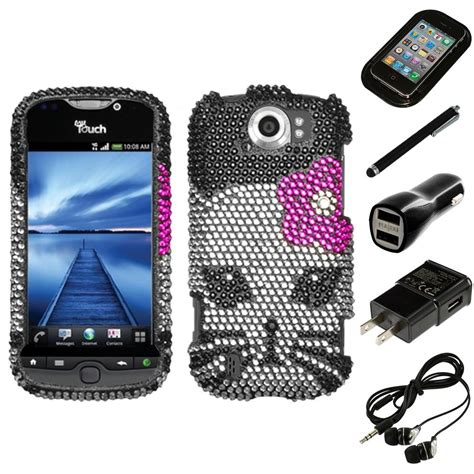 For Htc Mytouch G Slide Diamond Diamante Bling Rhinestone Case Cover