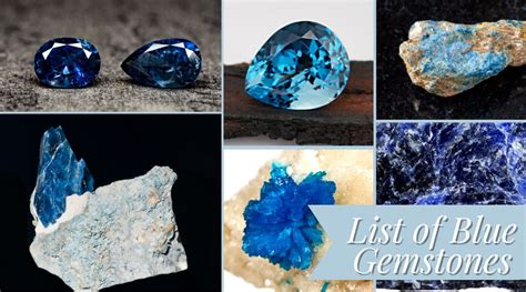 40 Dark Blue Gemstones Comprehensive List With Pics