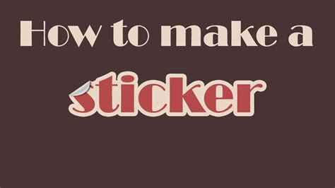 How To Make A Sticker In Photoshop Cs6 Youtube