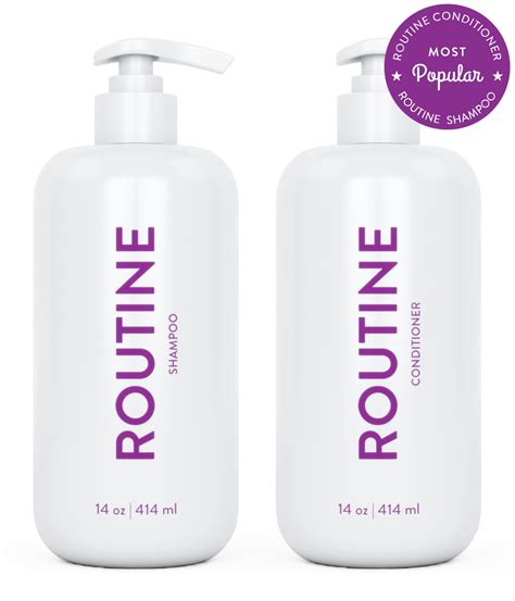 Shampoo & Conditioner (1 Liter) | Routine Care. Extraordinary Hair.