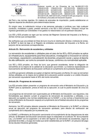 Dictamen Ley Institutos Y Escuelas De Educacion Superior Pdf