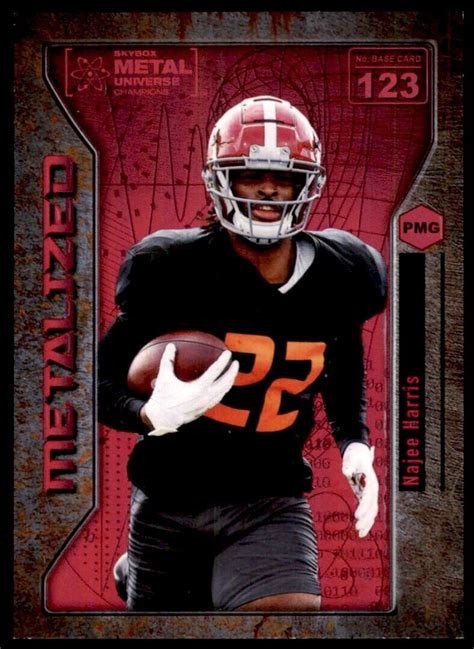 Metal Champions Precious Metal Gems Pmg Red Najee Harris Rc