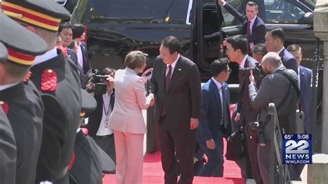 South Korean President Yoon Suk Yeol Visits Boston State House Youtube