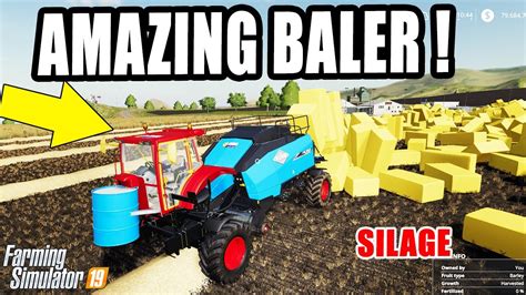 Farming Simulator Amazing Baler Direct Silage Bale Making