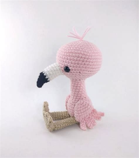 Pink Flamingo Amigurumi Pattern Crochet Flamingo Crochet Birds