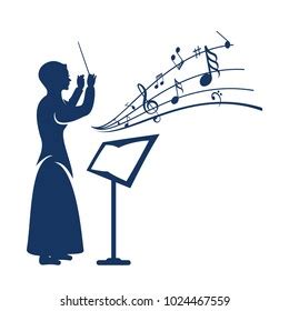 Female Conductor Silhouette