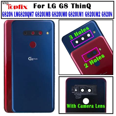 New Original Glass For LG G8 ThinQ Battery Cover Door G820 G820N