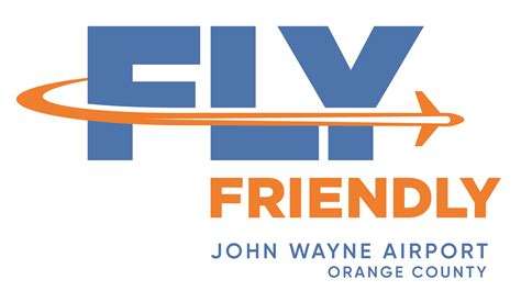 fly friendly graphic elements john wayne airport orange county