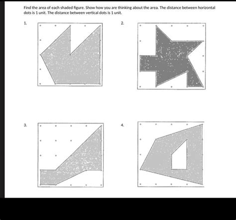 SOLVED Find The Area Of Each Shaded Figure Show How You Are Thinking